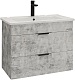 Grossman Мебель для ванной Кросс 65 подвесная бетон – картинка-17